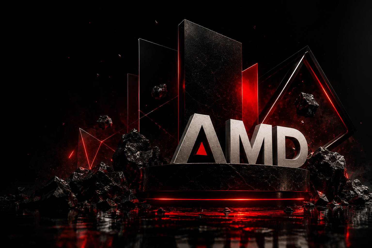 3D AMD Sculpture